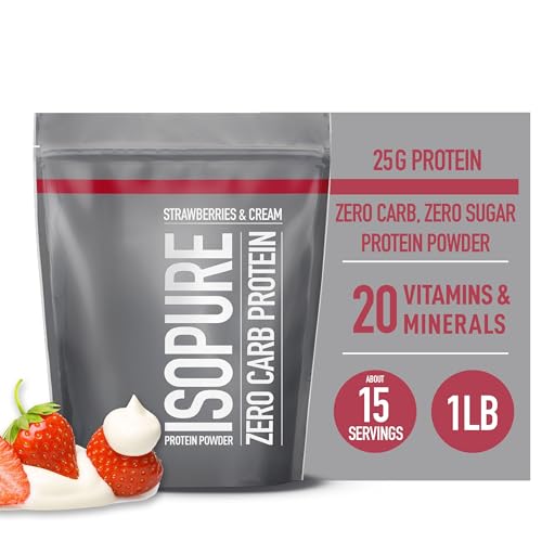 Isopure Protein Powder, Zero Carb Whey Isolate, Gluten Free, Lactose Free, 25g Protein IsopureBuy Supplements Australia
