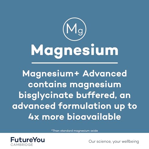 FutureYou Magnesium+ Advanced (28 Capsules). High Strength Magnesium Supplements for Women & Men FutureYou CambridgeBuy Supplements Australia