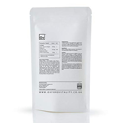 Collagen 450mg, Vitamin C 19.2mg, Hyaluronic Acid 30mg Capsules | Bones & Skin Ov OXFORD VITALITYBuy Supplements Australia