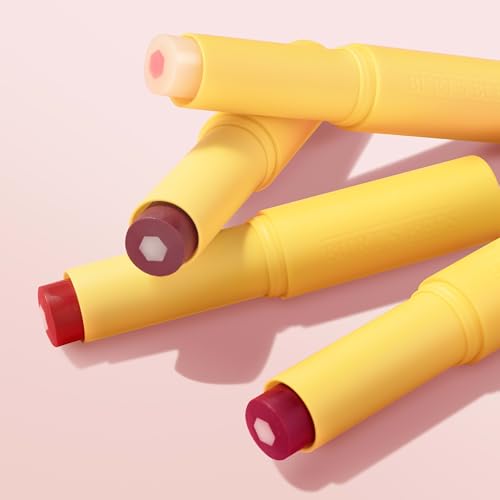 Burt’s Bees Tinted Boosted Balm, Misty Mauve, Hydrating Tinted Lip Balm with Vitamin C, E, and F Core, 24 Hour Lip Moisturizer