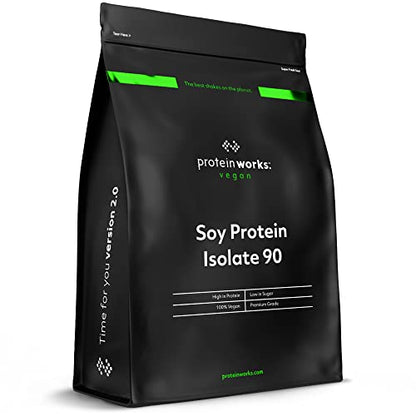Protein Works Soy Protein 90 (Isolate) Protein Powder | 100% Plant-Based | Low Fat | No Added Sugar Protein WorksBuy Supplements Australia