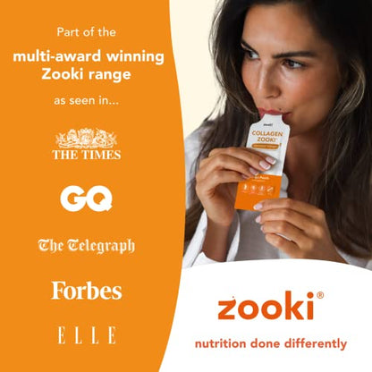 Zooki 5000mg Marine Collagen Liquid Sachets | Hydrolysed Marine Collagen Peptides yourzookiBuy Supplements Australia