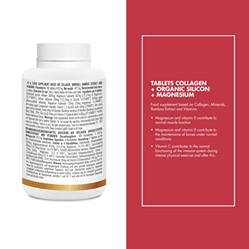 Bestdiet - Collagen with Silicon and Magnesium - Minerals - Bamboo Extract and Vitamins BEST DIETBuy Supplements Australia