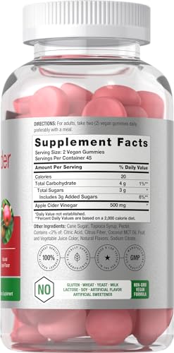 Horbaach Vegan Apple Cider Vinegar Gummies | 90 Count | ACV Supplement | Natural HorbäachBuy Supplements Australia
