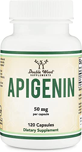 Apigenin Supplement - 50mg per Capsule, 120 Count (Powerful Bioflavonoid Found Double Wood SupplementsBuy Supplements Australia