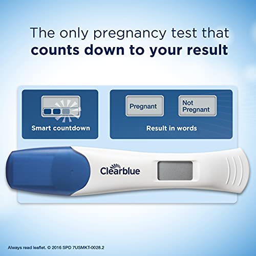Clearblue Digital Pregnancy Test with Smart Countdown, Multi, 5 count ClearblueBuy Supplements Australia