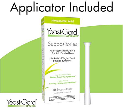 YeastGard Advanced Homeopathic Yeast Infection Vaginal Suppositories - 10 count Box Yeast-GardBuy Supplements Australia
