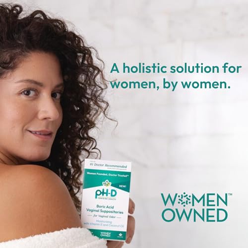 pH-D Feminine Health - Boric Acid Moisturizing Suppository - Woman Owned - for Vaginal Odor pH-D Feminine Health SupportBuy Supplements Australia