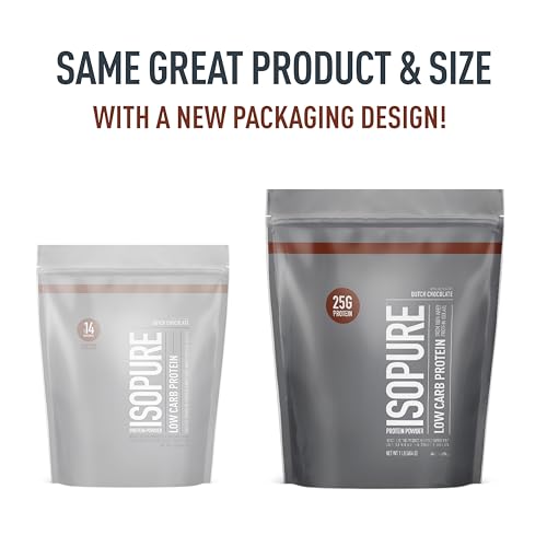 Isopure Dutch Chocolate Whey Isolate Protein Powder with Vitamin C & Zinc for Immune IsopureBuy Supplements Australia