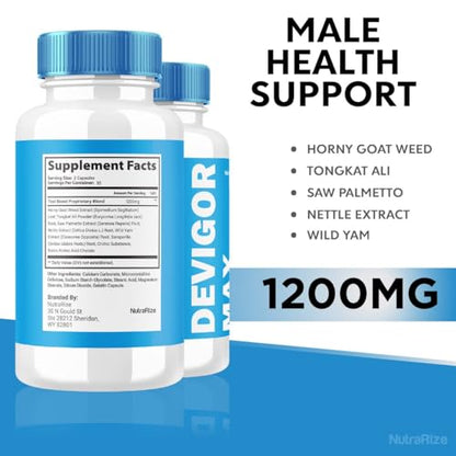 NutraRize Devigor Max - Devigor Max Pills for Man, Devigor Max Supplement to Promote NutraRizeBuy Supplements Australia