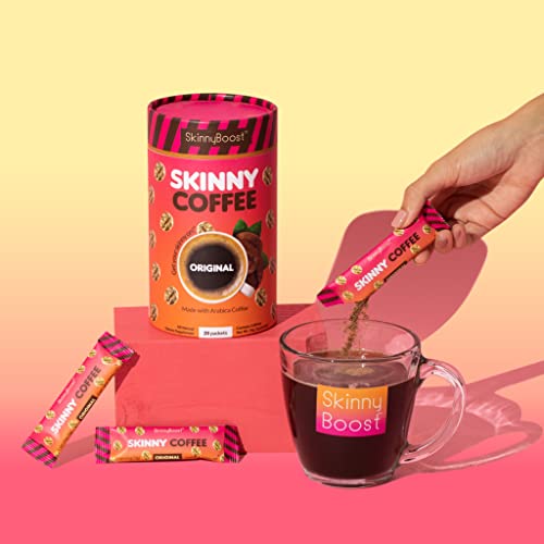 Skinny Boost Skinny Coffee- (Unflavored) Instant Sticks Made with Arabica Coffee, Garcinia SkinnyBoostBuy Supplements Australia