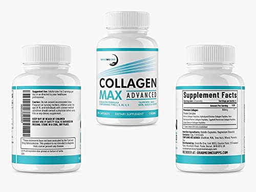 Premium Marine Collagen Supplements for Women, Ultra Potent Marine Collagen Capsules Collagen MaxBuy Supplements Australia