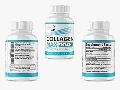 Premium Marine Collagen Supplements for Women, Ultra Potent Marine Collagen Capsules Collagen MaxBuy Supplements Australia