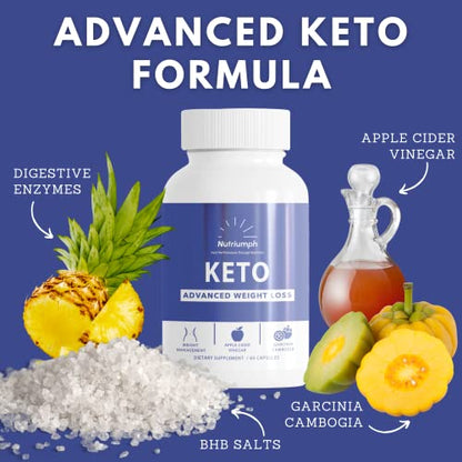 Nutriumph Keto BHB exogenous ketones | Keto Diet Pills | Advanced Ketone Supplement NutriumphBuy Supplements Australia