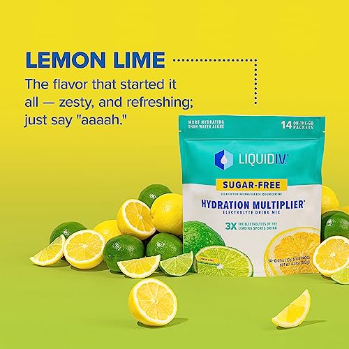 Liquid I.V. Sugar-Free Hydration Multiplier - Lemon Lime – Hydration Powder Packets Liquid I.V.Buy Supplements Australia