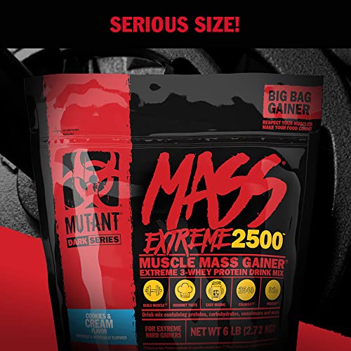 Mutant Mass Extreme Gainer Whey Protein Powder, Build Muscle Size & Strength with High MutantBuy Supplements Australia