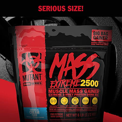 Mutant Mass Extreme Gainer Whey Protein Powder, Build Muscle Size & Strength with High MutantBuy Supplements Australia