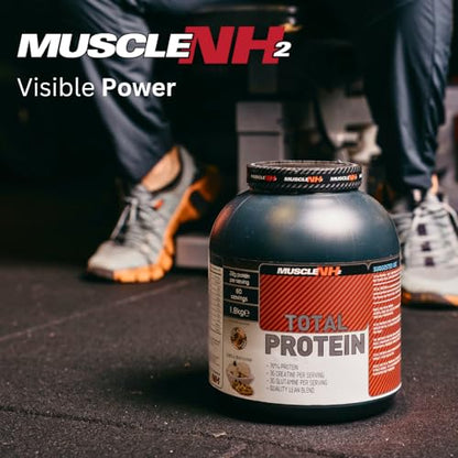 Muscle Nh2 Total Protein, Whey Protein Powder with Creatine Monohydrate and Glutamine Muscle Growth MuscleNh2Buy Supplements Australia
