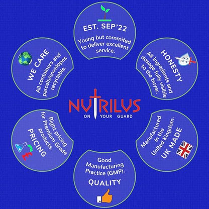 Hydrolysed Marine Collagen Powder 300g with Hyaluronic Acid and Vitamins - 29 Servings NutrilusBuy Supplements Australia