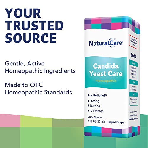 NaturalCare Candida Yeast Care Drops, Homeopathic Treatment Temporarily Relieves Symptoms Natra-BioBuy Supplements Australia