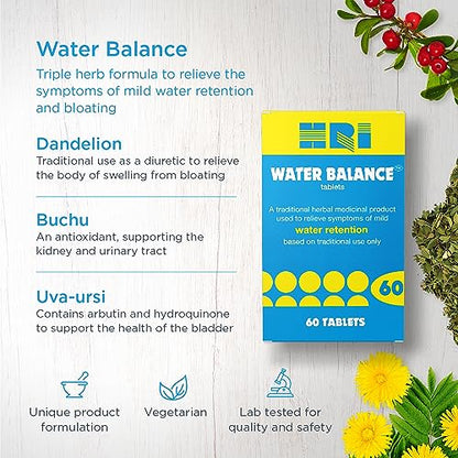 HRI Water Balance (Water Retention) THR - R- 60tabs HRIBuy Supplements Australia