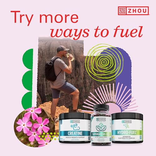 Zhou Nutrition Creatine Monohydrate Chewables 5g for Men & Women, Sugar Free Zhou NutritionBuy Supplements Australia