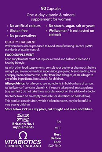 Vitabiotics Wellwoman Original - 90 Capsules WellwomanBuy Supplements Australia