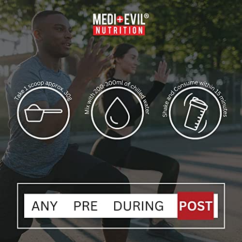 Medi-Evil Nutrition Whey Dynamic Protein, Cookies and Cream Flavour, 2kg, 66 Servings Medi-Evil NutritionBuy Supplements Australia