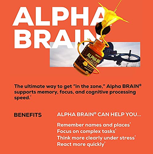 ONNIT Alpha Brain (120ct) - Over 1 Million Bottles Sold - Premium Nootropic Brain Sup ONNITBuy Supplements Australia