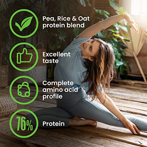 VPlab Vegan Protein Powder 500g - 16 Servings, 100% Plant Based and Natural Vegan Protein Shake vplab nutritionBuy Supplements Australia