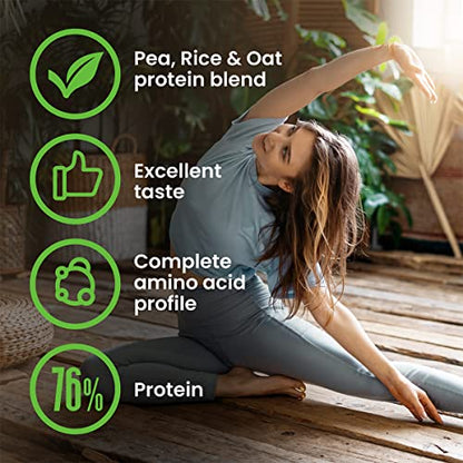 VPlab Vegan Protein Powder 500g - 16 Servings, 100% Plant Based and Natural Vegan Protein Shake vplab nutritionBuy Supplements Australia