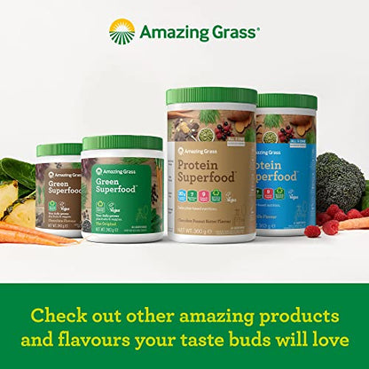 Amazing Grass Protein Superfood, Organic Vegan Protein Powder with Fruit and Vegetables Amazing GrassBuy Supplements Australia