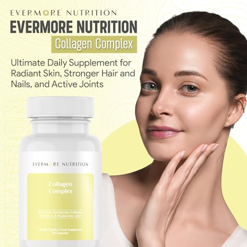 EVERMORE NUTRITION Grass Fed Collagen Complex with Hyaluronic Acid, Vitamin C and Active Peptides EVERMORE NUTRITIONBuy Supplements Australia