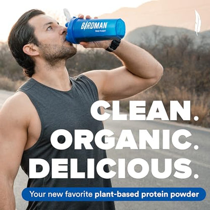 BIRDMAN Falcon Organic Vegan Protein Powder Vanilla, 24g Protein, Sugar Free, Probiotics BIRDMANBuy Supplements Australia