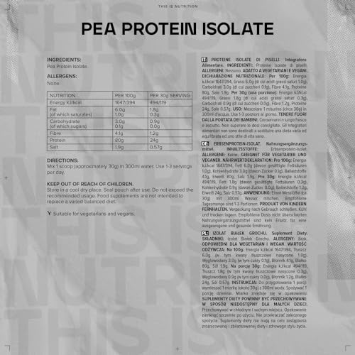 Bulk Pea Protein Isolate Powder, Vegan Protein Shake, 2.5 kg BulkBuy Supplements Australia