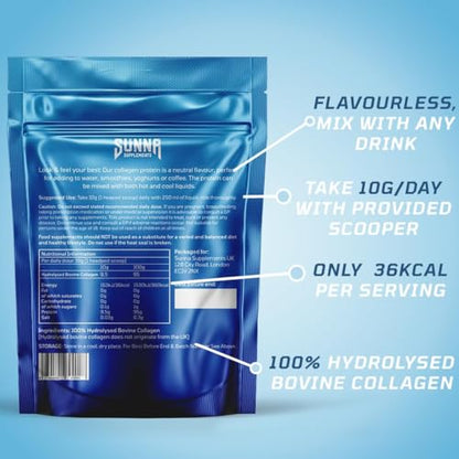SUNNA SUPPLEMENTS - Halal Bovine Collagen Protein Powder for Hair, Skin, Nails and Joints SUNNA SUPPLEMENTSBuy Supplements Australia