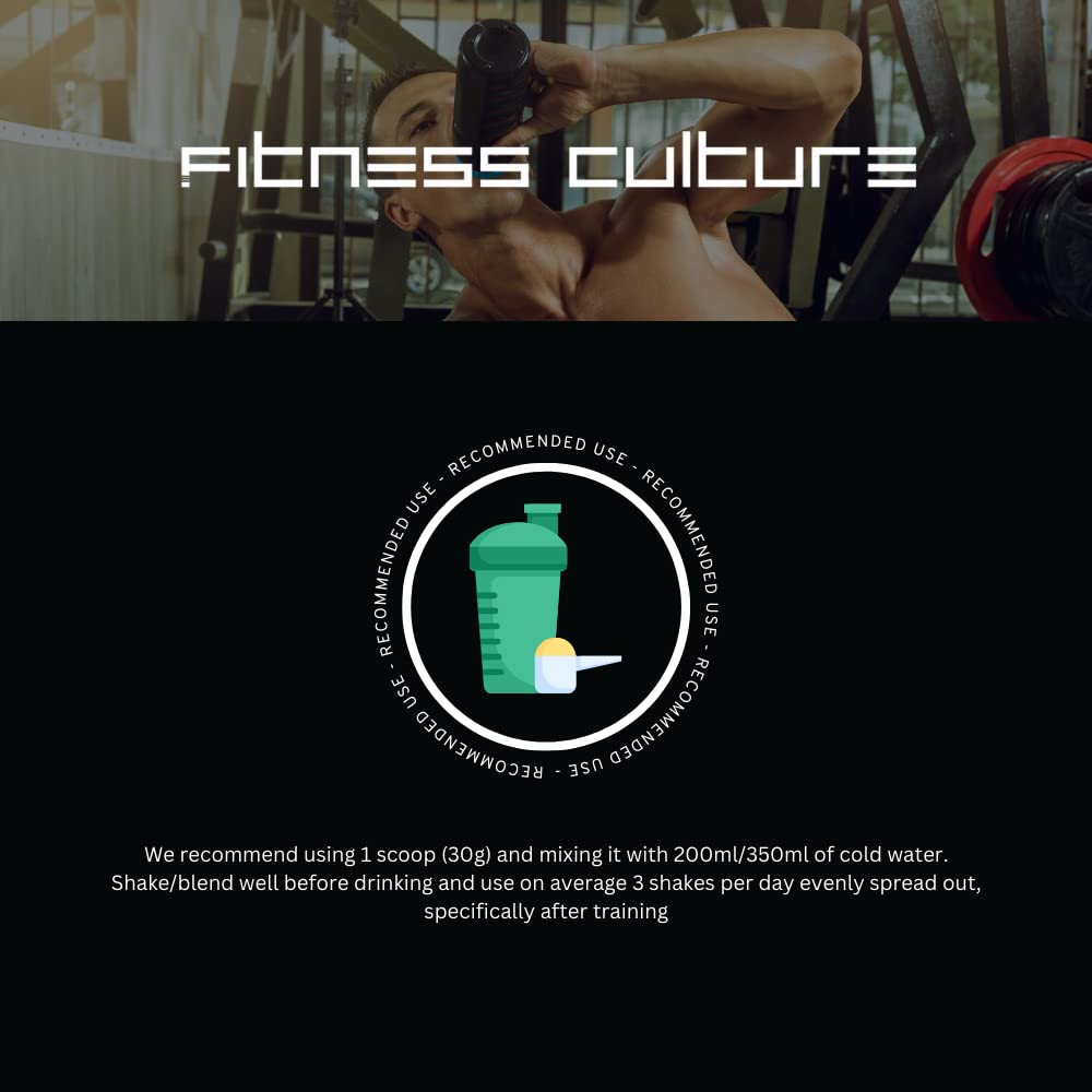 Fitness Culture Protein Plus, Whey Protein Powder with Added Glutamine, Immune and Digestive System Support GenericBuy Supplements Australia