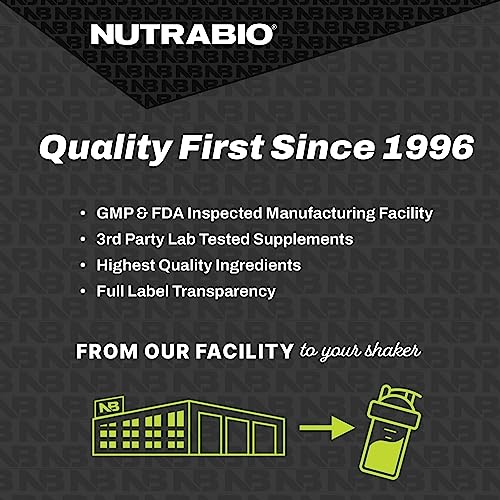 NutraBio Classic Whey Protein Powder- 25G of Protein Per Scoop - Full-Spectrum Amino NutraBioBuy Supplements Australia