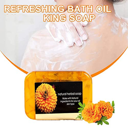 NHIKLATA 2PCS Turmeric Handmade Soap, Natural Organic Ginger Soap, Lymphatic NHIKLATABuy Supplements Australia