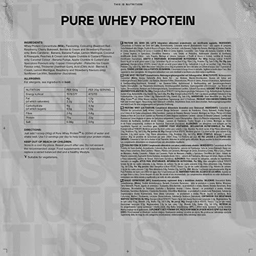 Bulk Pure Whey Protein Powder Shake, White Chocolate, 2.5 kg, Packaging May Vary BulkBuy Supplements Australia