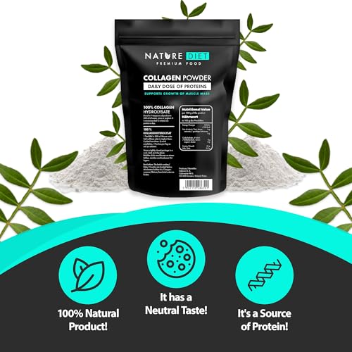 Nature Diet - Collagen Powder 600 g | Hydrolysate | Unflavored | Collagen Peptides | Source of Protein Nature DietBuy Supplements Australia