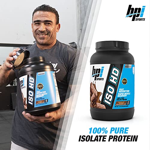 BPI Sports Iso Hd – 100% Whey Protein isolates – Muscle Growth, Recovery, Weight Loss, BPI SportsBuy Supplements Australia