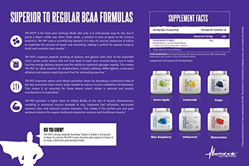 Metabolic Nutrition - TRIPEP - Tri-Peptide Branch Chain Amino Acid, BCAA Powder Metabolic NutritionBuy Supplements Australia