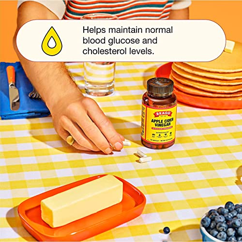 Bragg Apple Cider Vinegar Capsules - Vitamin D3 & Zinc - 750mg of Acetic Acid – Immune BraggBuy Supplements Australia
