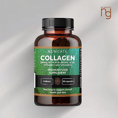 Newgate Labs Marine Collagen 350mg with Hyaluronic Acid, Vitamin C & Vitamin E Newgate LabsBuy Supplements Australia