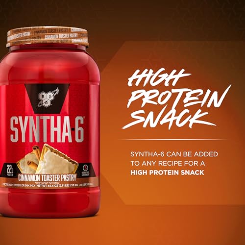 BSN SYNTHA-6 Whey Protein Powder with Micellar Casein, Milk Isolate, Cinnamon Toaster BSNBuy Supplements Australia