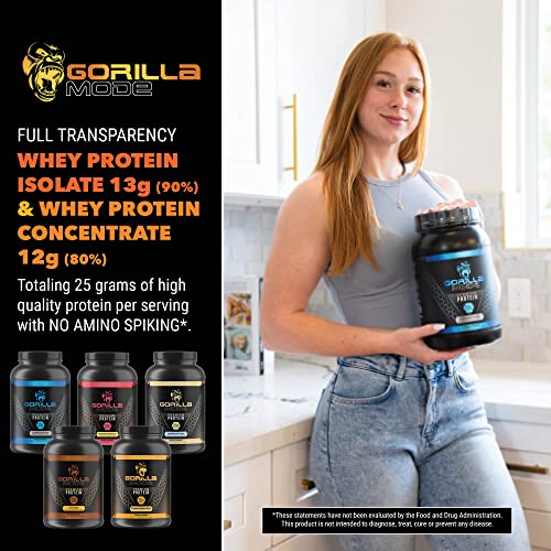 Gorilla Mode Premium Whey Protein - Chocolate / 25 Grams of Whey Protein Isolate Gorilla MindBuy Supplements Australia