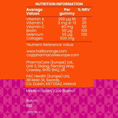 HALIBORANGE BEAUTY COLLAGEN GUMMIES HaliborangeBuy Supplements Australia