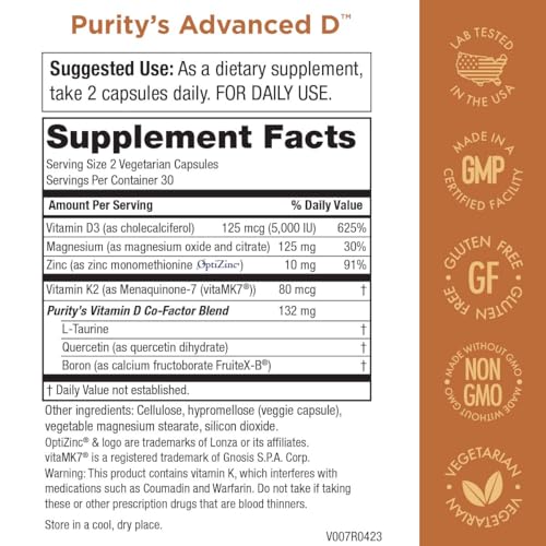 Dr. Cannell's Advanced D - Vitamin D Super Formula - Purity Products (3 Pack) - Packed Purity ProductsBuy Supplements Australia