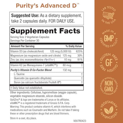 Dr. Cannell's Advanced D - Vitamin D Super Formula - Purity Products (3 Pack) - Packed Purity ProductsBuy Supplements Australia